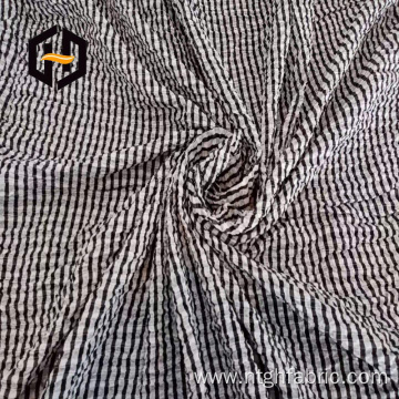 Solid 95% Polyester 5% Spandex Warp Crepe Fabric